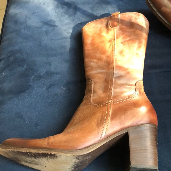 Genuine leather cowboy boots! - Picture 2 of 4